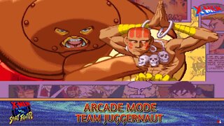 X-Men vs Street Fighter: Arcade Mode - Team Juggernaut