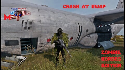 DayZ Standalone: MERICA's ZOMBIE HORDES - Plane Crash at NWAF