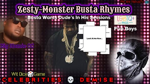 Zesty-Monster Busta Rhymes... 🤯 #VishusTv 📺