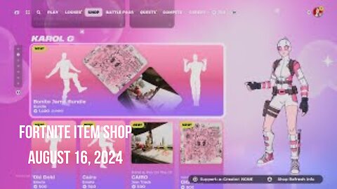 Fortnite Item Shop|August 16, 2024(*New* C5S4 Shop)