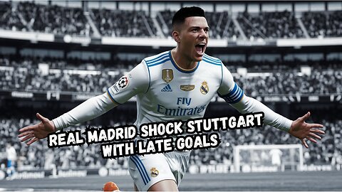 Real Madrid SHOCK Stuttgart with Late Rudiger & Endrick Goals