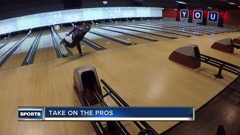 Amateur bowler takes on pros in Bowlero Elite Series