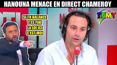 "S'IL CONTINUE" : CYRIL HANOUNA MENACE EN DIRECT BERTRAND CHAMEROY #tpmp #louisboyard #bolloré