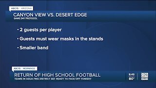 Agua Fria School District football games still on this weekend