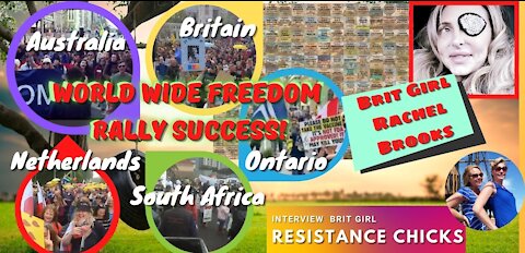 WORLDWIDE RALLY FREEDOM! With Purveyor of Liberty Rachel Brooks