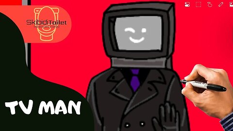 Speed Drawing TV Man | Skibidi Toilet