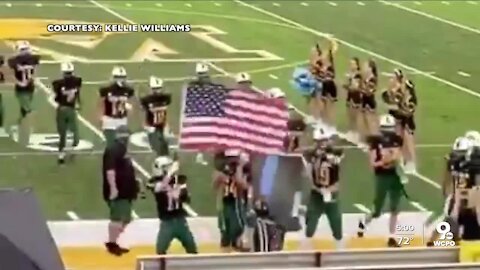 Little Miami football players no longer suspended for flag incident