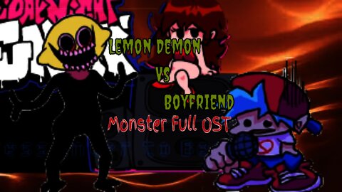 Boyfriend Vs Lemon Demon Monster AMV #FNF #LemonDemon #Week2