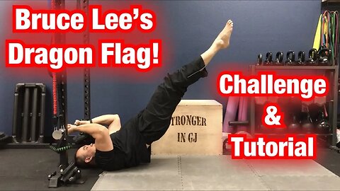 Bruce Lee’s Dragon Flag! Core Exercise Challenge & Tutorial! | Dr K & Dr Wil