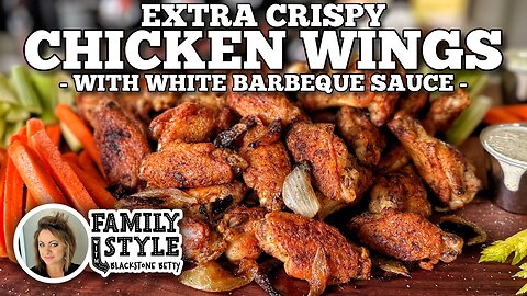 Extra Crispy Chicken Wings with Blackstone Betty
