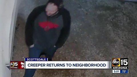 Scottsdale family concerned over second 'Peeping Tom' incident