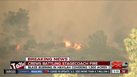 KCFD works overnight to fire Stagecoach Fire