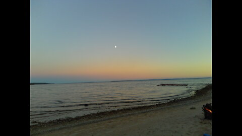 Waiting For The Northern Lights Mackinac County