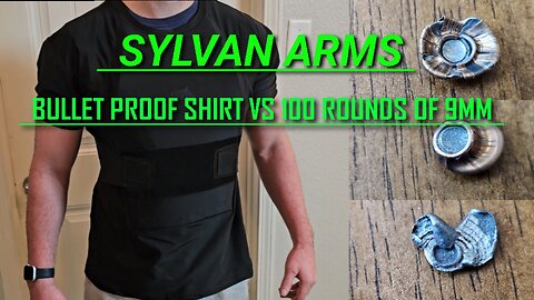 BULLET PROOF SHIRT TESTING!!! Sylvan Arms 3A Plates