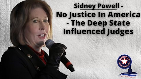 Sidney Powell - No Justice In America, Thoughts On The Deep State Influenced Judges - With JMC