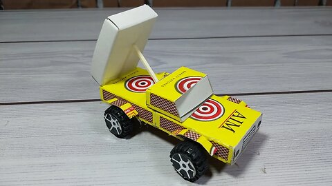 How to Make a Dump Truck | DIY Matchbox TOY Truck | Matchbox Project | DC Motor and Battery |