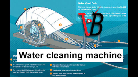 Water cleaning machine Mr. Trash Wheel || Most useful gadget to save rivers.