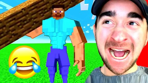 Impossible YOU LAUGH = DELETE MINECRAFT Challenge!