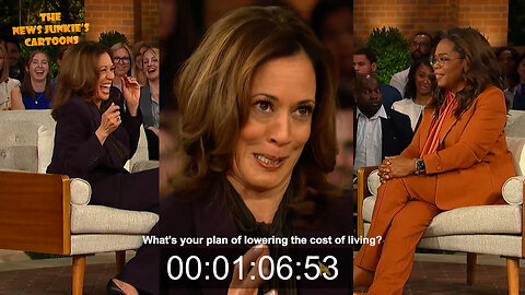 Q: What's your plan of lowering the cost of living? Kamala cooks a giant word salad: "In terms of both rightly having the right to have aspirations & dreams & ambitions... and we need to deal with that... tax credit."