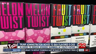 Trump Administration moves to ban candy and fruit flavored e-cigs