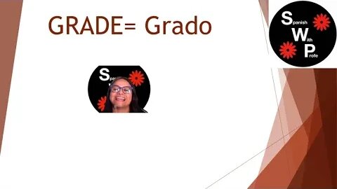 Spanish With Profe - Learn the difference between Grade & Note in Spanish