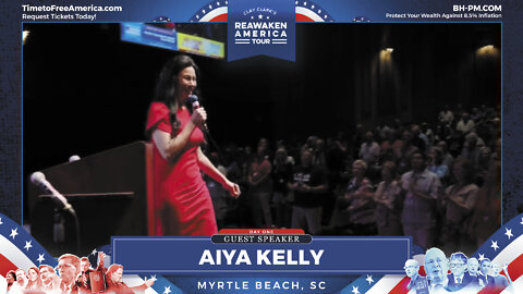 Aiya Kelly | Sings the National Anthem | ReAwaken America Tour Myrtle Beach