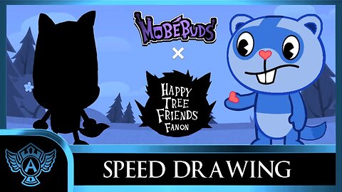 Speed Drawing: Happy Tree Friends Fanon - Fredrick | Mobebuds Style