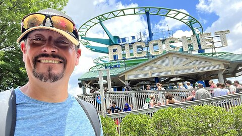 RICOCHET at CAROWINDS, North & South Carolina, USA [Off Ride Footage]