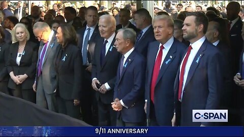 PRESIDENT TRUMP ATTENDS🇺🇸❤️‍🩹🎗️🌹🤍🇺🇸9/ 11 MEMORIAL CEREMONY AT GROUND ZERO💙🇺🇸⛲️🎗️🌇🇺🇸💫