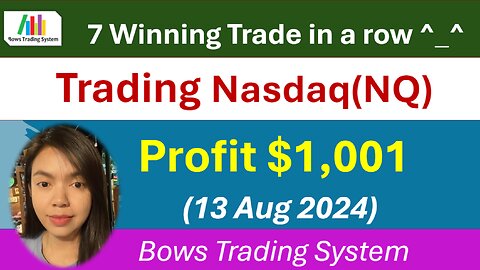 7 Winning Trade in a row (13 Aug 2024)