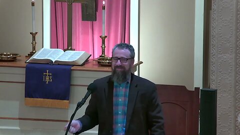 Sermon: 4th Sunday of Advent. Isaiah 6:2-3 and Habakkuk 2:20. Pastor Josh Moore. Dec 18, 2022.