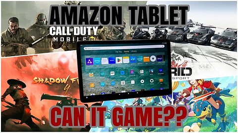 Gaming on the Amazon Fire HD 10 Gen 11!