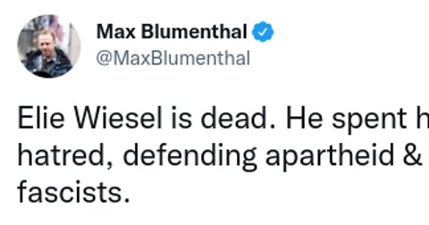 (mirror) Max Blumenthal on Elie Wiesel --- Forward Radio