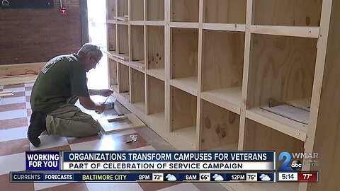 Organizations transform campuses for veterans as part of Celebration of Service