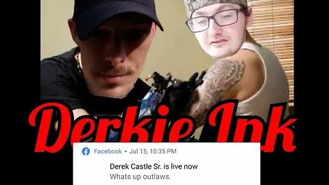 Deleted Derek Derkie Castle Facebook Live Joshypoo Tattoo 7/15/23 #derkieverse #sbaw #derkie #white