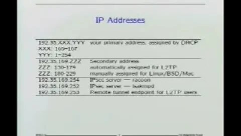 Tutorial Using IPsec to Encrypt Your Wireless Traffic at NANOG