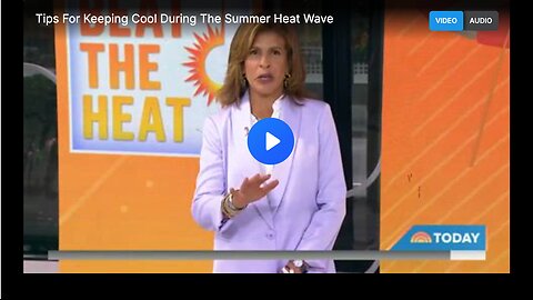 Tips for keeping cool during summer heat waves