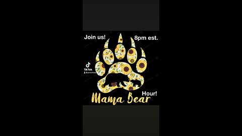 Mama Bear Hour!: join us tonight @8pm est. YouTube as we pray over our families!