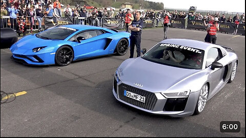 Audi R8 V10 Plus vs Lamborghini Aventador S