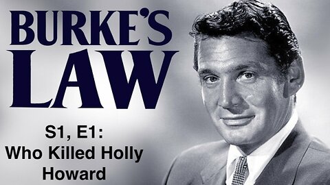 Public Domain: Burke's Law S1E1, "Who Killed Holly Howards."