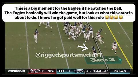 Rigged Philadelphia Eagles vs Atlanta Falcons | VEGAS HAS BEEN ON FIRE THIS WEEK WAKE UP PEOPLE #nfl