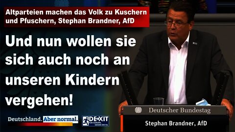 Altparteien machen das Volk zu Kuschern und Pfuschern Stephan Brandner AfD