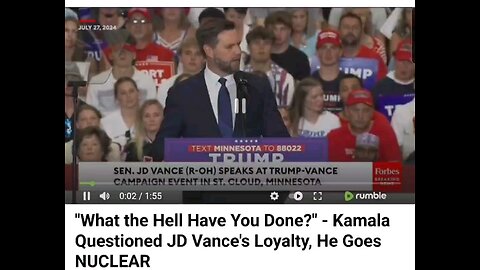 kamala questions ex marineJd Vance loyalty just what have you accomplished to know about loyalty