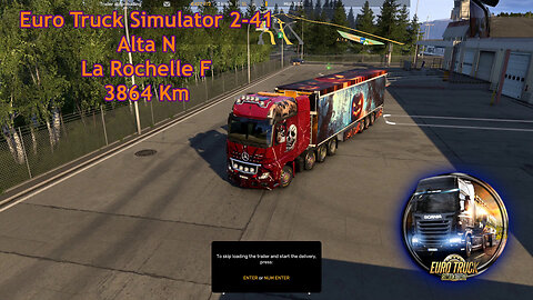 Euro Truck Simulator 2-41, Alta N, La Rochelle F, 3864 Km