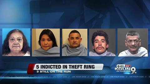 Five indicted in credit card fraud ring