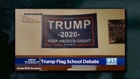 Teacher Threatened To Kick Student Out of Virtual Class Because of Trump Flag, His Response is Epic