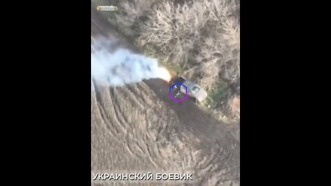 ‼️🇷🇺⚡️5th DPR brigade destroyed a pickup truck with AFU militants near Maryinka #russiaukrainewar