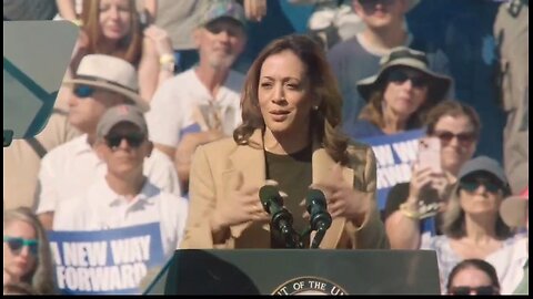 Kamala Goes Off Script, Immediately Can't Speak