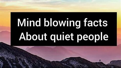 Facts About Quiet People - You Need To Know