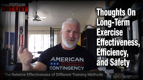 Relative Long-Term Effectiveness, Efficiency, and Safety of Different Training Methods